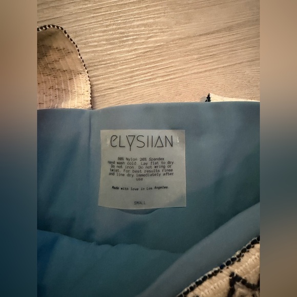 Elysiian Catalina Swimsuit - blue size small - Picture 3 of 3